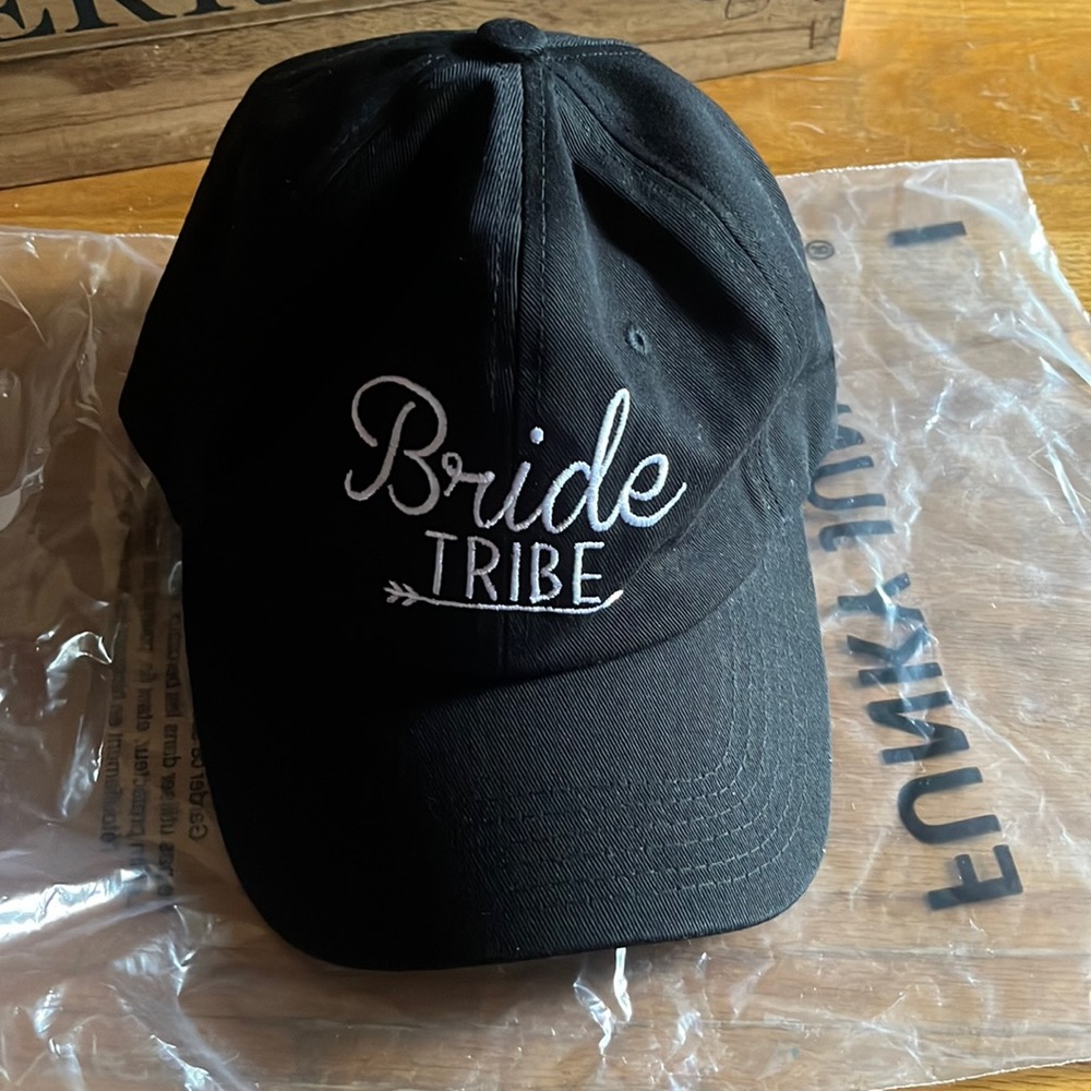 Bride tribe black baseball hat